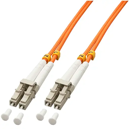 Lindy 46481 Cable de fibra óptica e InfiniBand 2 m LC Naranja