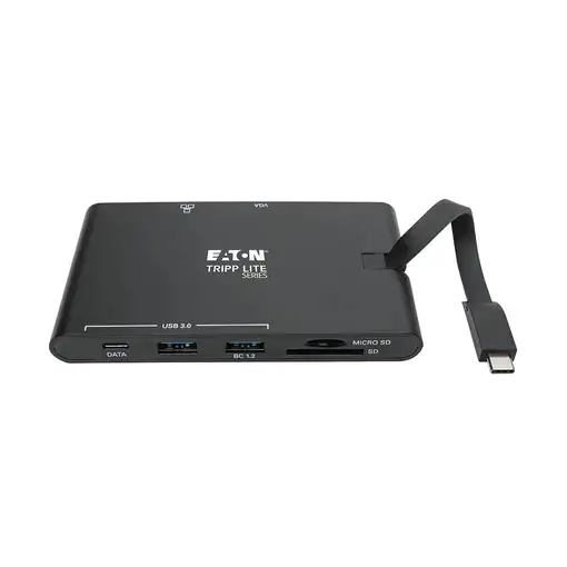 Tripp Lite U442-DOCK3-B Estación de Conexión USB C - 4K HDMI, VGA, USB 3.2 Gen 1,