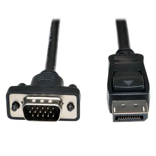 Tripp Lite P581-006-VGA-V2 adaptador de cable de vídeo 1,8 m DisplayPort Negro Tripp Lite P581-006-VGA-V2 adaptador de cable de vídeo 1,8 m DisplayPort Negro