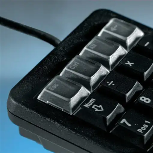 CHERRY Keypad G84-4700 USB Black teclado Negro