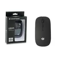 Conceptronic LORCAN01B ratón Oficina Ambidextro Bluetooth Óptico 1600 DPI