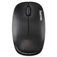 Hama | Ratón MW-110 Negro (Ratón óptico inalámbrico y compacto con nano receptor,