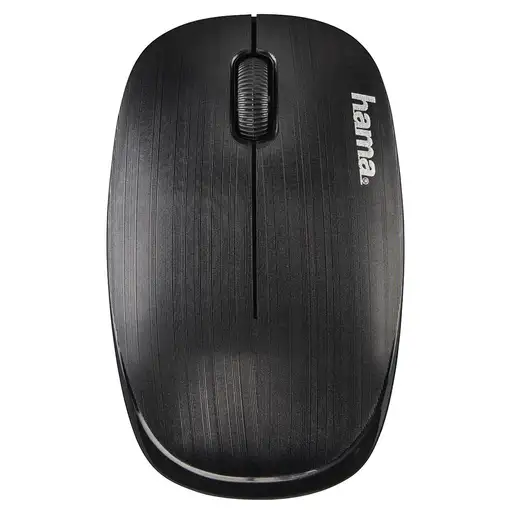 Hama | Ratón MW-110 Negro (Ratón óptico inalámbrico y compacto con nano receptor,