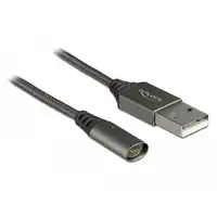 DeLOCK 85725 cable USB USB 2.0 1 m USB A Antracita
