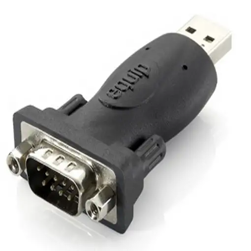 Equip 133382 cambiador de género para cable USB A RS-232 Negro