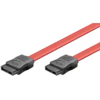 Goobay 50915 cable de SATA 0,5 m SATA 7-pin Rojo