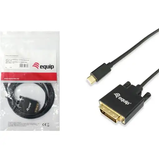 Equip Cable USB-C a DVI-D Dual Link, M/M, 1,8 m