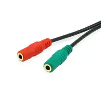Equip 147943 cable de audio 1,5 m 2 x 3.5mm 3,5mm Negro