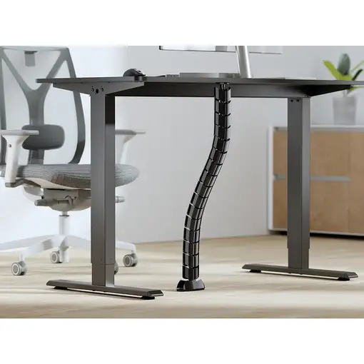 Equip 650861 organizador de cables Escritorio Pasacables Negro 1 pieza(s)