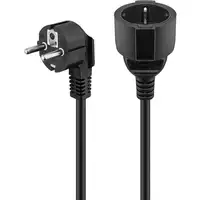 Goobay 93093 cable de transmisión Negro 3 m Enchufe tipo F