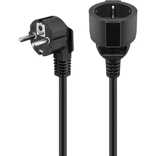 Goobay 93093 cable de transmisión Negro 3 m Enchufe tipo F