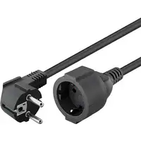 Goobay 93093 cable de transmisión Negro 3 m Enchufe tipo F