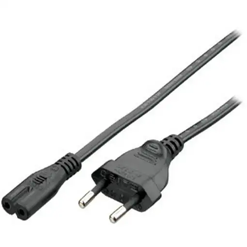 Equip 112160 Negro 1,8 m C7 acoplador CEE7/16
