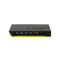 LevelOne Switch KVM de 4 puertos USB con Audio