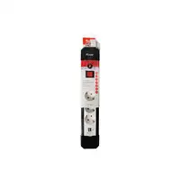 Equip 245553 base múltiple 1,5 m 4 salidas AC Interior Negro, Blanco