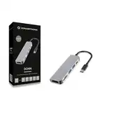 Conceptronic DONN02G base para portátil y replicador de puertos USB 3.2 Gen 1 (3.1