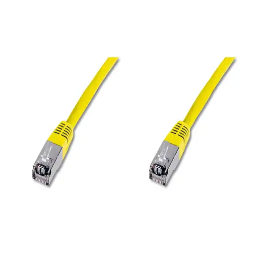 Digitus DK-1521-010/Y cable de red Amarillo 1 m Cat5e F/UTP (FTP)