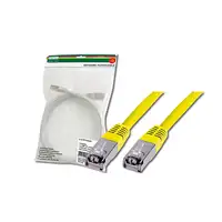 Digitus DK-1521-010/Y cable de red Amarillo 1 m Cat5e F/UTP (FTP)