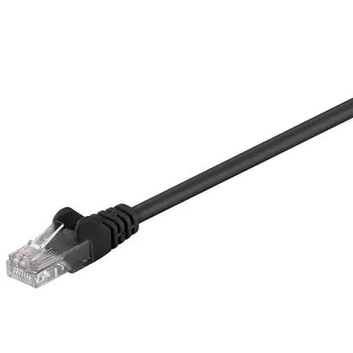 Goobay 68649 cable de red Negro 3 m Cat5e U/UTP (UTP)