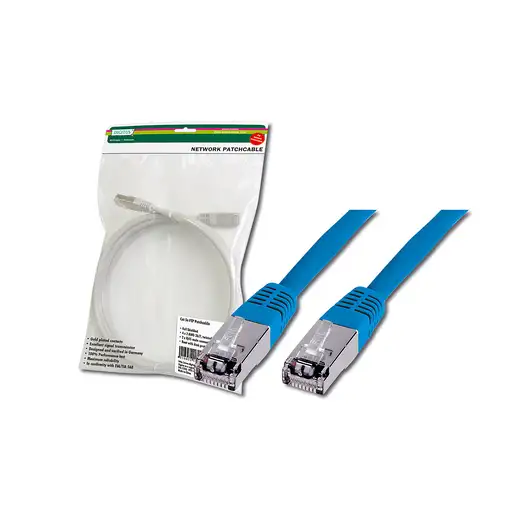 Digitus DK-1521-030/B cable de red Azul 3 m Cat5e F/UTP (FTP)