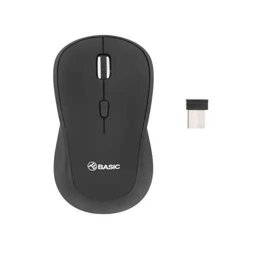 Ratón inalámbrico Tellur Basic, normal, negro