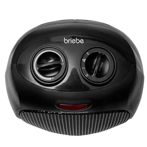Calefactor Cerámico Portátil PTC, Termostato Regulable, 2 Potencia Briebe, HT1128