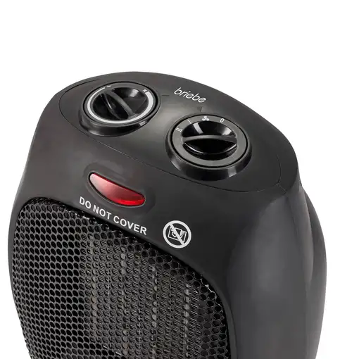 Calefactor Cerámico Portátil PTC, Termostato Regulable, 2 Potencia Briebe, HT1128