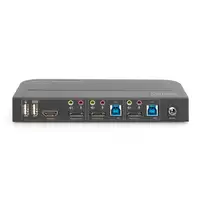 Digitus Conmutador KVM, 2 puertos, 4K60Hz, 2 DP in, 1 DP/HDMI out Digitus Conmutador KVM, 2 puertos, 4K60Hz, 2 DP in, 1 DP/HDMI out