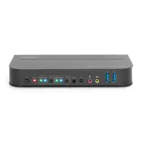 Digitus Conmutador KVM, 2 puertos, 4K60Hz, 2 DP in, 1 DP/HDMI out Digitus Conmutador KVM, 2 puertos, 4K60Hz, 2 DP in, 1 DP/HDMI out