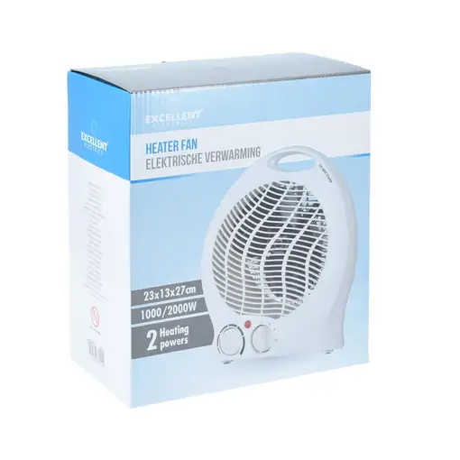 Well Home Ventilador Calefactor con Control de Temperatura