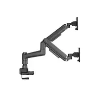 Equip Soporte de sobremesa para monitores dobles de 17«-35», negro