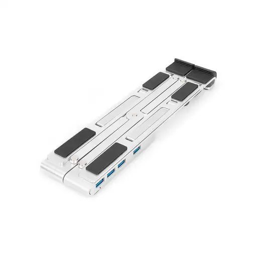 Digitus Soporte variable para notebook con hub USB-C™ integrado, 5 puertos
