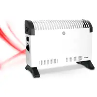 Convector Eléctrico Aire Caliente 3 Niveles Potencia, Portátil Briebe, 128215