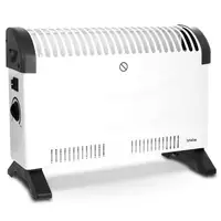 Convector Eléctrico Aire Caliente 3 Niveles Potencia, Portátil Briebe, 128215