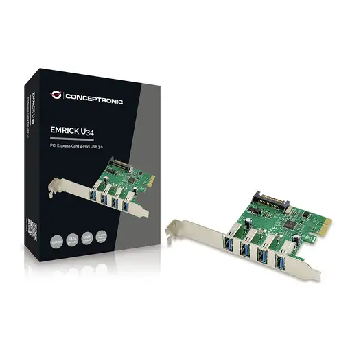 Conceptronic EMRICK02G tarjeta y adaptador de interfaz Interno USB 3.2 Gen 1 (3.1