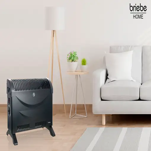 Convector Eléctrico Aire Caliente 3 Niveles Potencia, Portátil Briebe, 128215.1