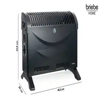 Convector Eléctrico Aire Caliente 3 Niveles Potencia, Portátil Briebe, 128215.1