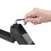 Equip Soporte de sobremesa para monitor triple de 17"-27