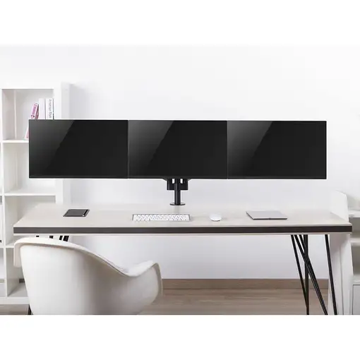 Equip Soporte de sobremesa para monitor triple de 17"-27