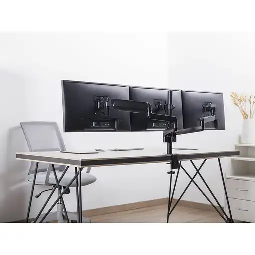 Equip Soporte de sobremesa para monitor triple de 17"-27