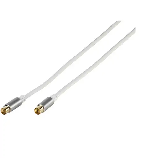 Vivanco 43155 cable coaxial 10 m Blanco