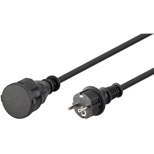 Goobay 71475 base múltiple 10 m 1 salidas AC Interior Negro