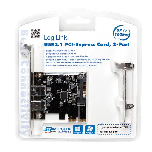 LogiLink PC0080 tarjeta y adaptador de interfaz Interno USB 3.2 Gen 1 (3.1 Gen 1)
