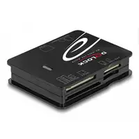 DeLOCK Lector de tarjetas USB 2.0 para tarjetas de memoria CF/SD/Micro SD/MS/xD/M2