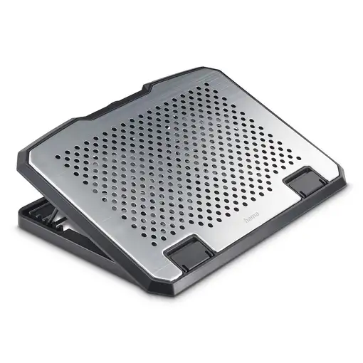 Hama Aluminium almohadilla fría 39,6 cm (15.6") Negro