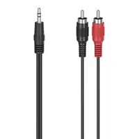 Hama 00305031 cable de audio 1,5 m 3,5mm RCA Negro