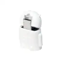 LogiLink AA0063 cambiador de género para cable Micro-USB-OTG USB 2.0 Blanco