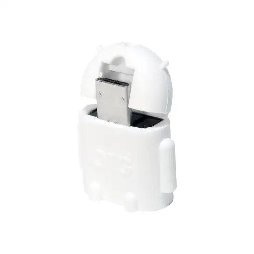 LogiLink AA0063 cambiador de género para cable Micro-USB-OTG USB 2.0 Blanco