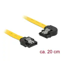 DeLOCK 83958 cable de SATA 0,2 m SATA 7-pin Negro, Amarillo