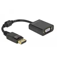 DeLOCK Adaptador DisplayPort 1.2 macho a VGA hembra negro